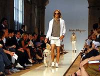 PRESSPHOTO  SFILATA FERRAGAMO ALLE PAGLIERE DI PORTA ROMANA. 